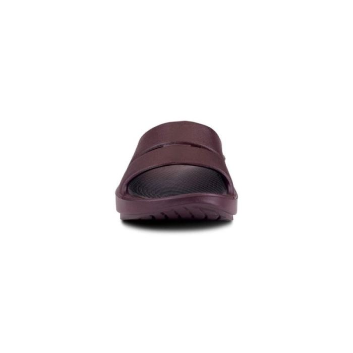 Oofos Canada Men's OOahh Slide Sandal - Cabernet