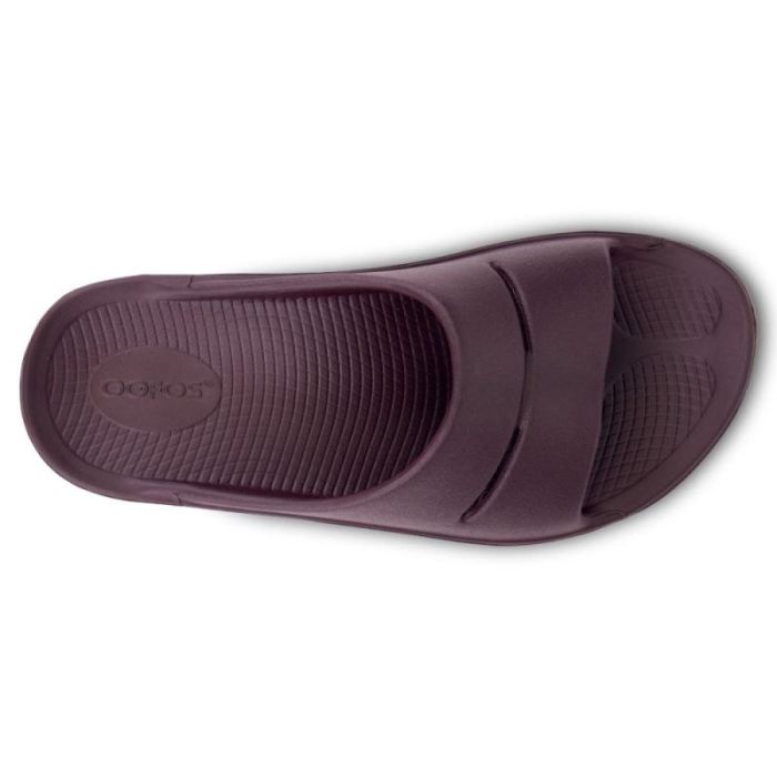 Oofos Canada Men's OOahh Slide Sandal - Cabernet