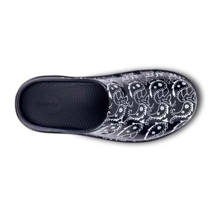 Oofos Canada Women's OOcloog Limited Edition Clog - Black Bandana