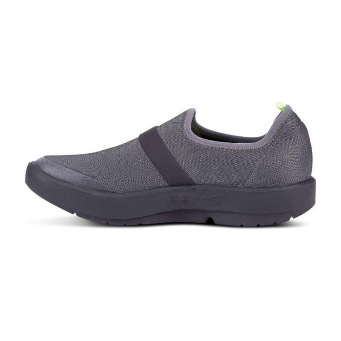 Oofos Canada Women's OOmg Fibre Low Shoe - Black Gray