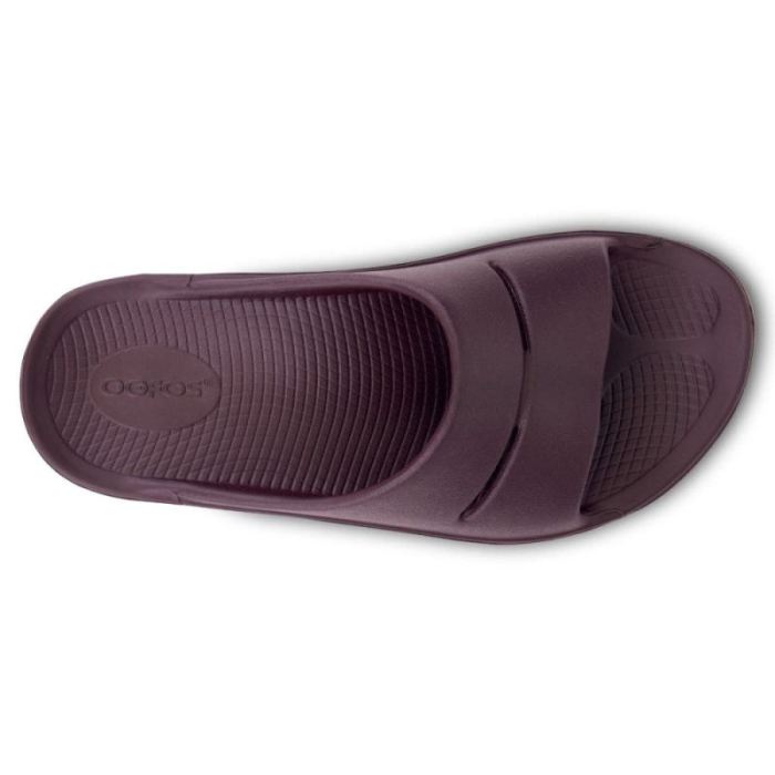 Oofos Canada Women's OOahh Slide Sandal - Cabernet