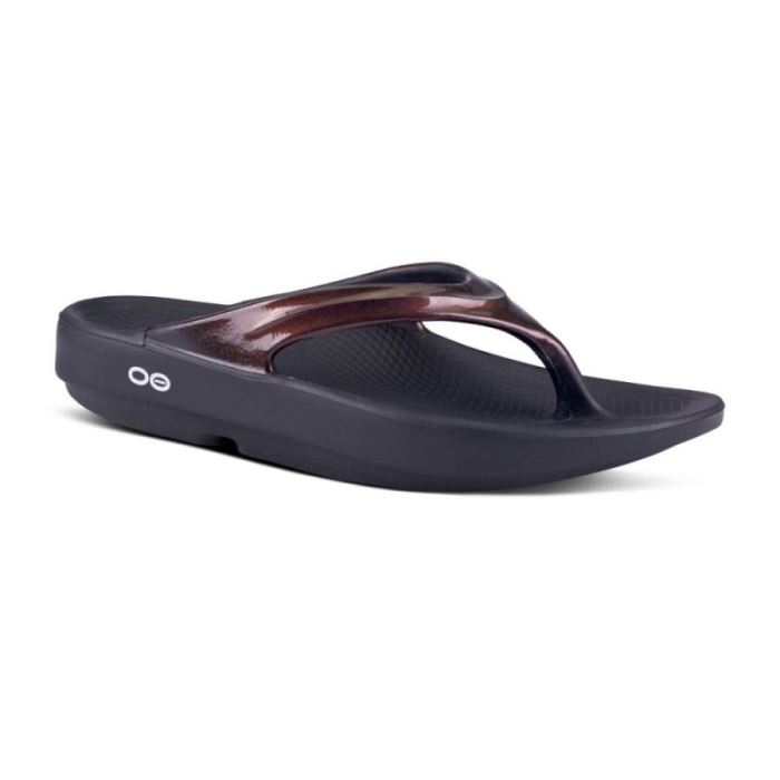 Oofos Canada Women's OOlala Luxe Sandal - Cabernet