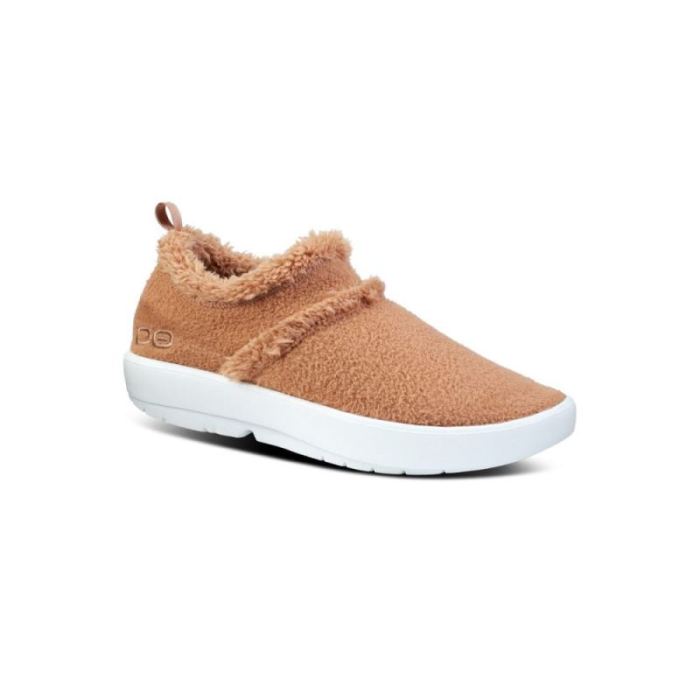 Oofos Canada Women's OOcoozie Low Shoe - Chestnut