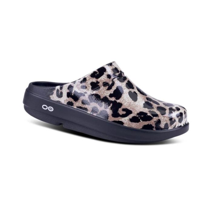 Oofos Canada Women's OOcloog Limited Edition Clog - Cheetah