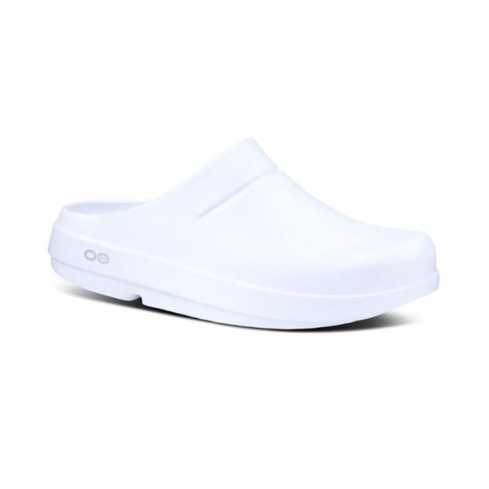 Oofos Canada Men's OOcloog Clog - White