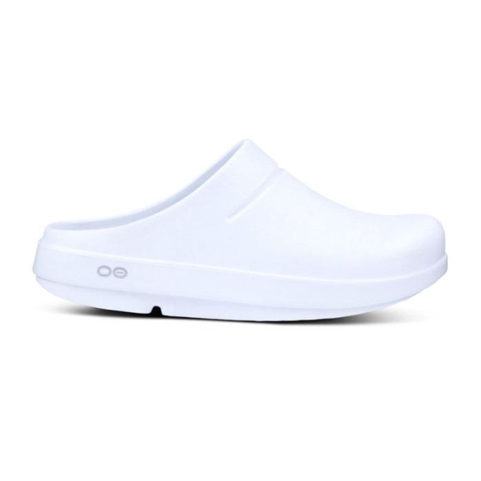 Oofos Canada Men's OOcloog Clog - White