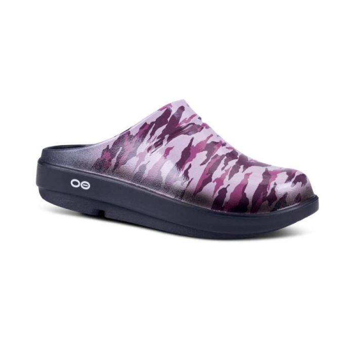 Oofos Canada Women's OOcloog Limited Edition Clog - Purple Camo