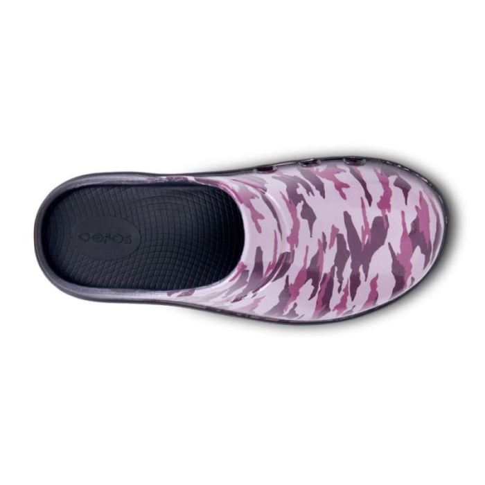 Oofos Canada Women's OOcloog Limited Edition Clog - Purple Camo