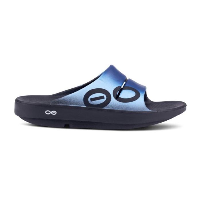 Oofos Canada Women's OOahh Sport Slide Sandal - Azul