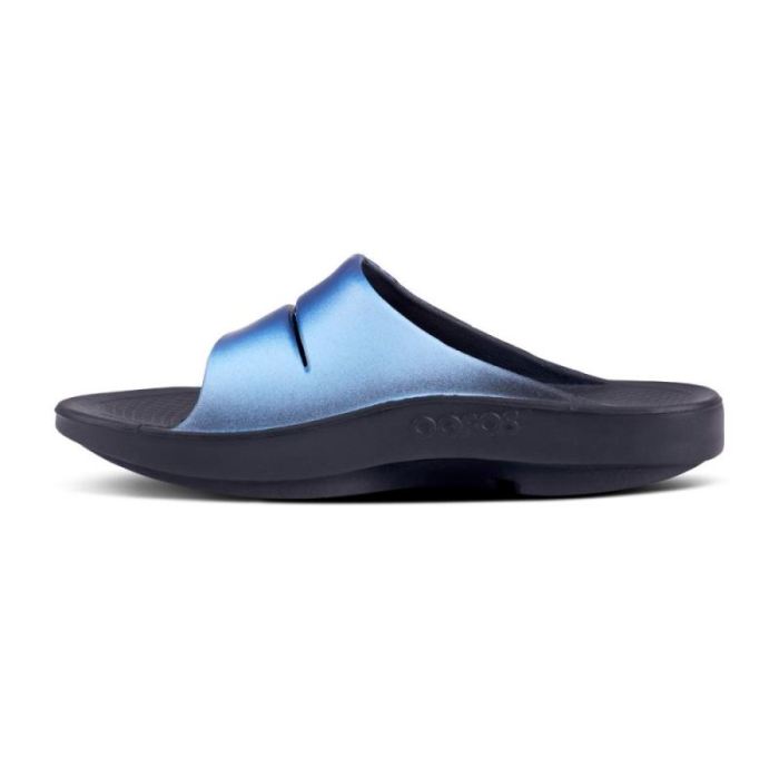 Oofos Canada Women's OOahh Sport Slide Sandal - Azul