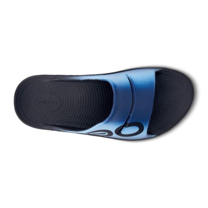 Oofos Canada Women's OOahh Sport Slide Sandal - Azul