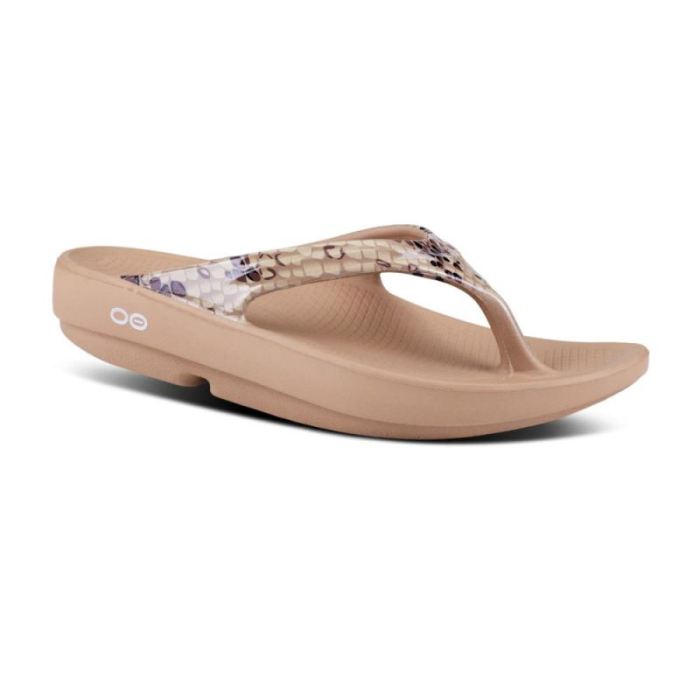 Oofos Canada Women's OOlala Limited Sandal - Desert Snake