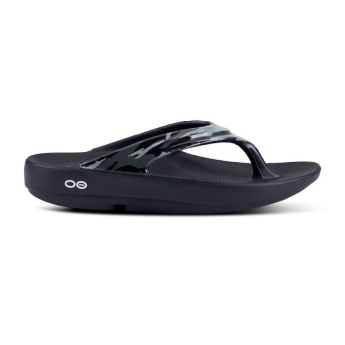 Oofos Canada Women's OOlala Limited Sandal - Green Camo