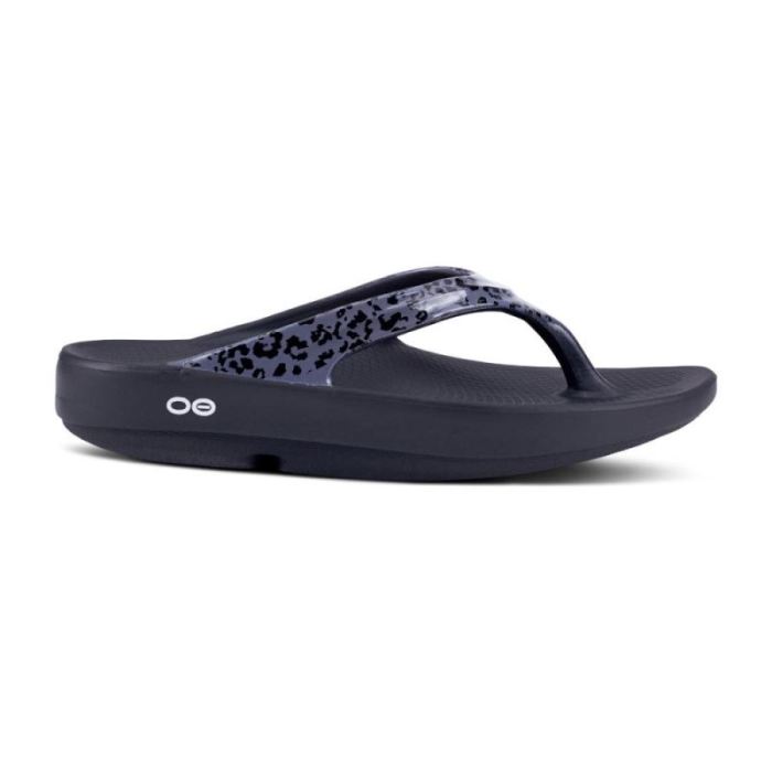 Oofos Canada Women's OOlala Limited Sandal - Gray Leopard