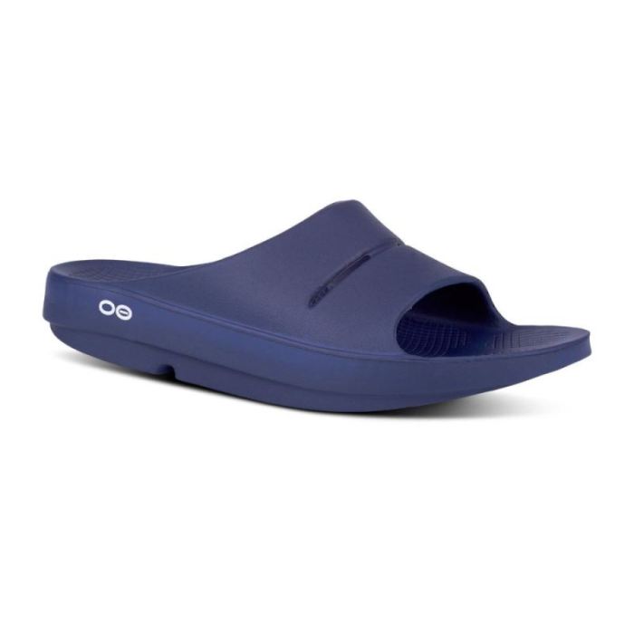 Oofos Canada Women's OOahh Slide Sandal - Navy