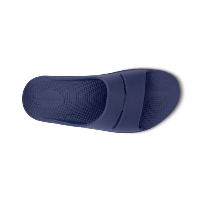 Oofos Canada Women's OOahh Slide Sandal - Navy