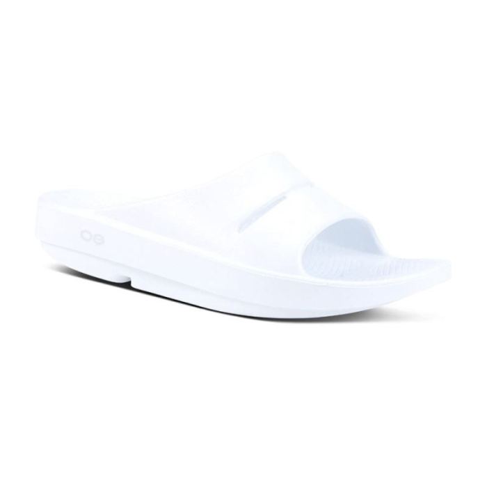 Oofos Canada Women's OOahh Luxe Slide Sandal - White