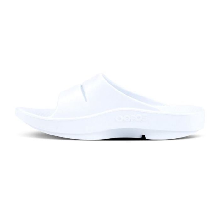 Oofos Canada Women's OOahh Luxe Slide Sandal - White