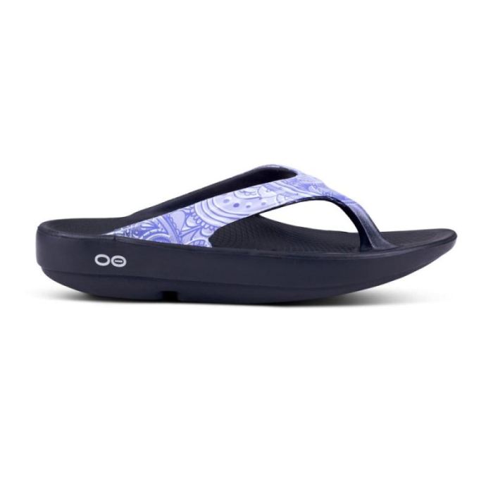 Oofos Canada Women's OOlala Limited Sandal - Lavender Paisley