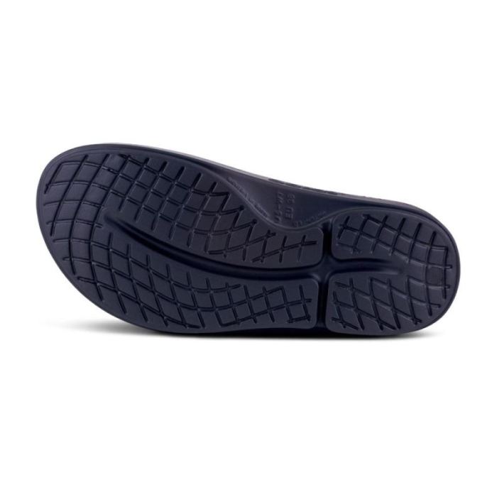 Oofos Canada Women's OOahh Luxe Slide Sandal - Black Gator