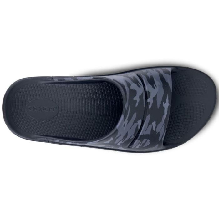 Oofos Canada Men's OOahh Sport Slide Sandal - Black Camo