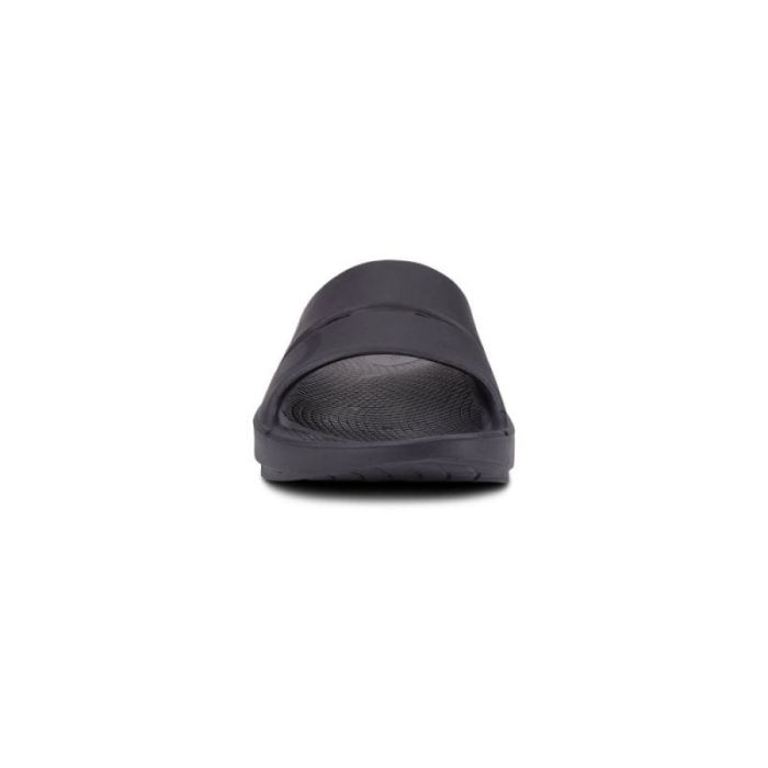 Oofos Canada Women's OOahh Sport Slide Sandal - Black Matte