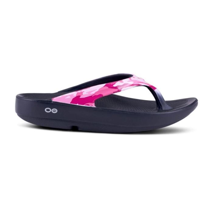 Oofos Canada Women's OOlala Limited Sandal - Project Pink Camo