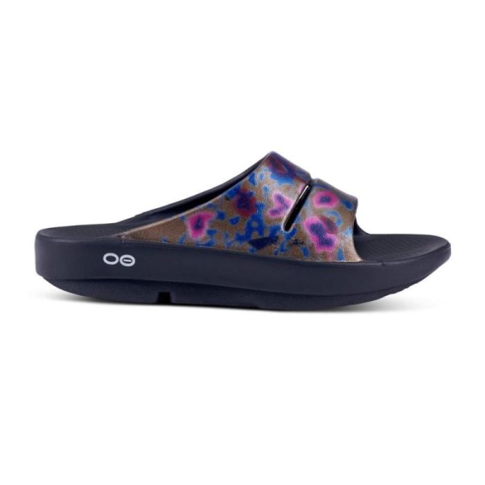 Oofos Canada Women's OOahh Luxe Slide Sandal - Kaleidoscope