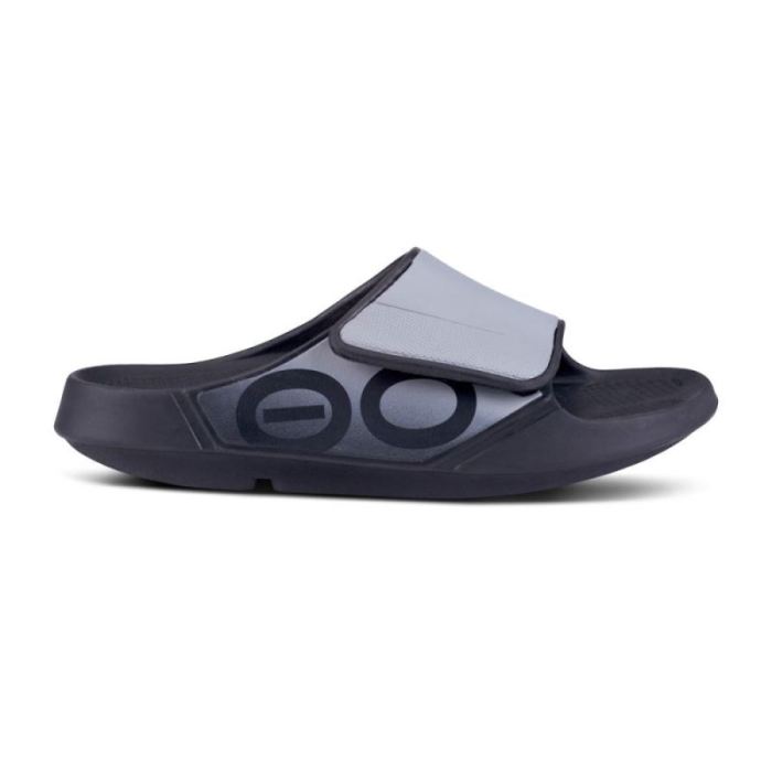 Oofos Canada Women's OOahh Sport Flex Sandal- Gray