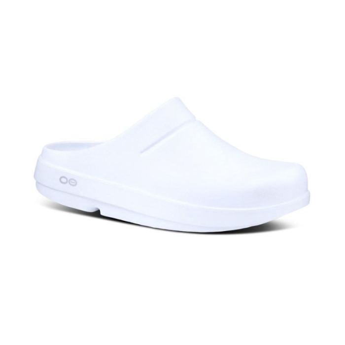 Oofos Canada Women's OOcloog Clog - White