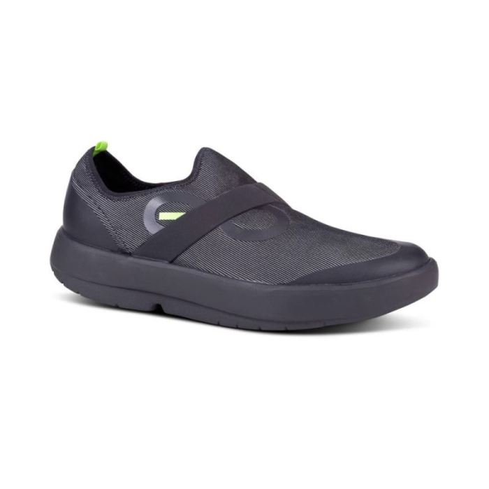 Oofos Canada Men's OOmg Fibre Low Shoe - Black Gray