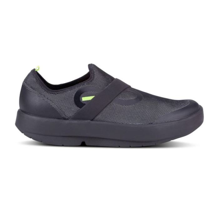 Oofos Canada Men's OOmg Fibre Low Shoe - Black Gray