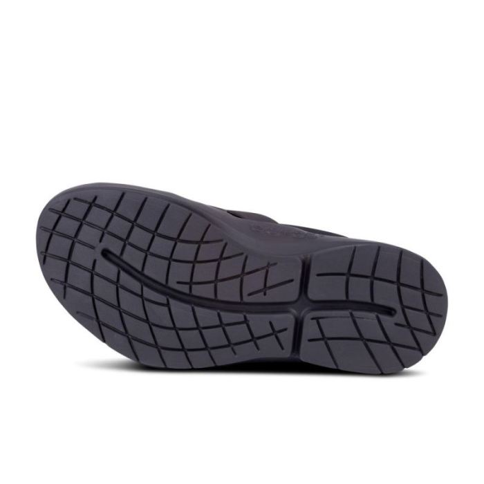 Oofos Canada Men's OOmg Fibre Low Shoe - Black Gray