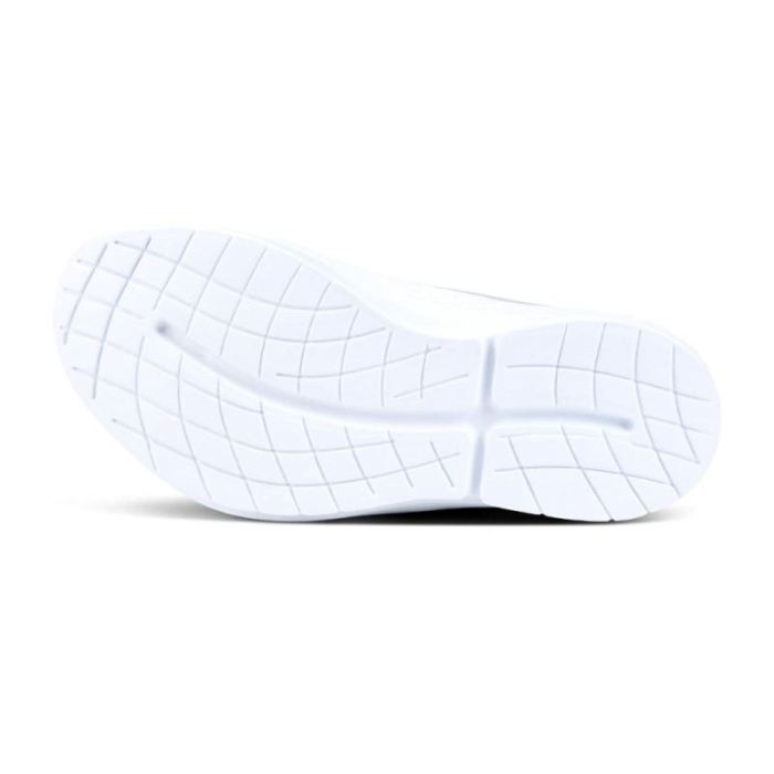 Oofos Canada Men's OOmg eeZee Low Shoe - White Gray