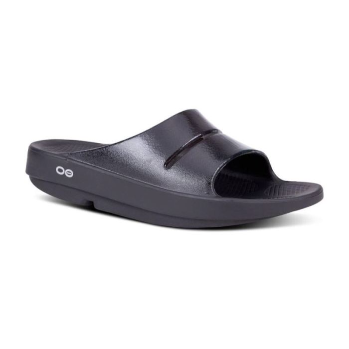 Oofos Canada Women's OOahh Luxe Slide Sandal - Black