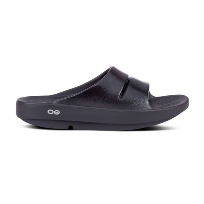 Oofos Canada Women's OOahh Luxe Slide Sandal - Black