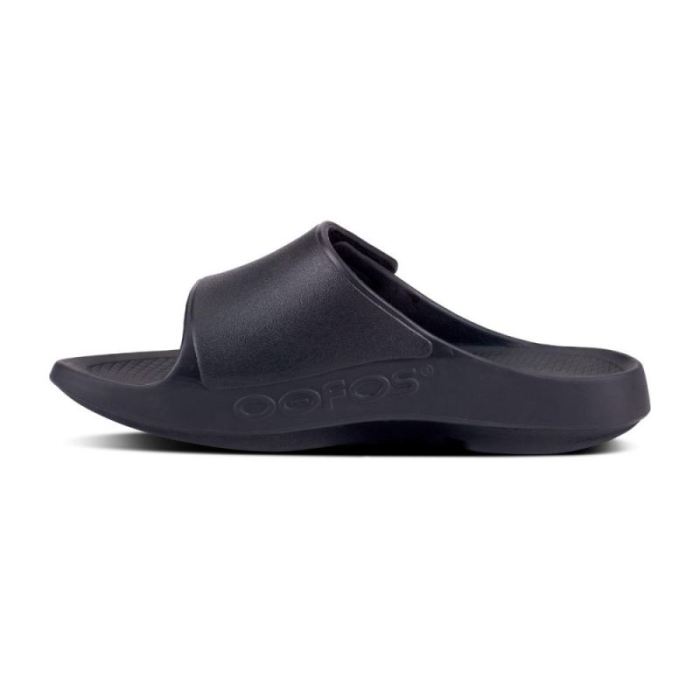 Oofos Canada Women's OOahh Sport Flex Sandal- Matte Black