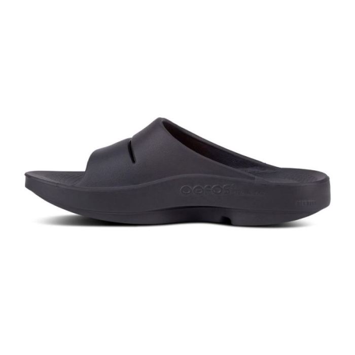 Oofos Canada Men's OOahh Slide Sandal - Black