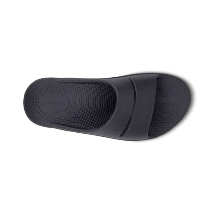 Oofos Canada Men's OOahh Slide Sandal - Black