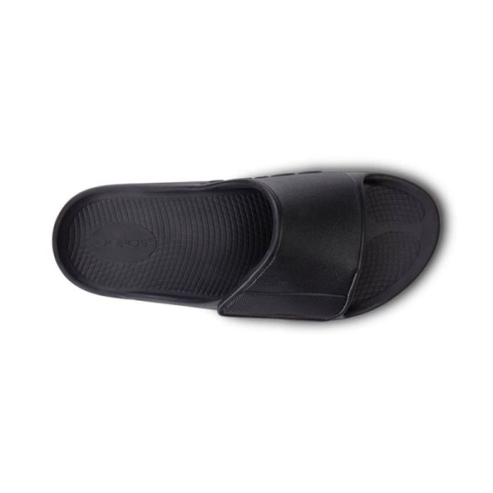 Oofos Canada Men's OOahh Sport Flex Sandal - Matte Black