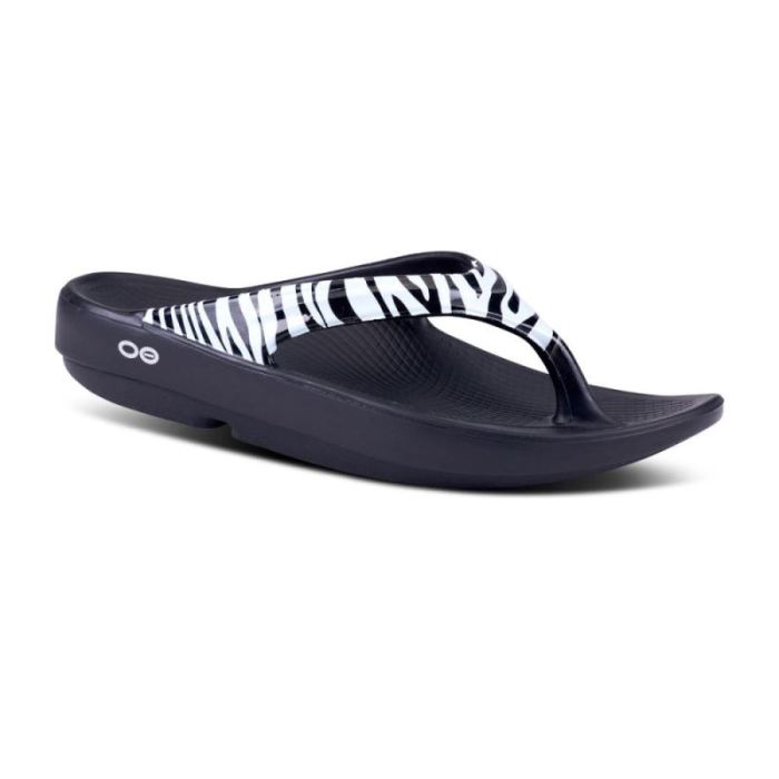 Oofos Canada Women's OOlala Limited Sandal - Zebra