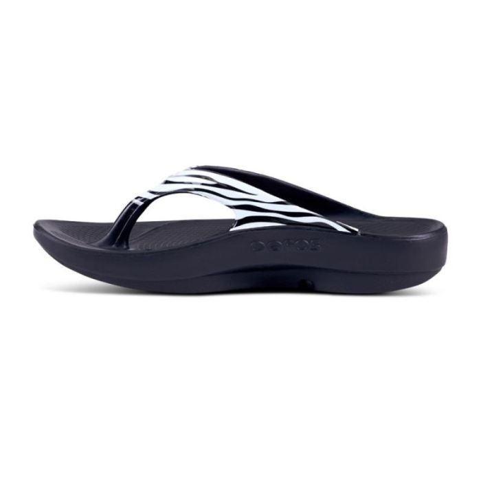 Oofos Canada Women's OOlala Limited Sandal - Zebra