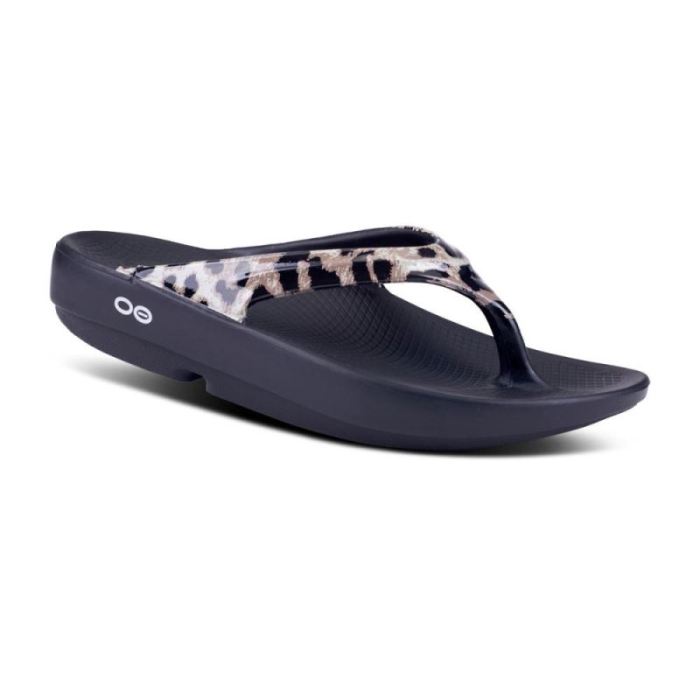 Oofos Canada Women's OOlala Limited Sandal - Cheetah
