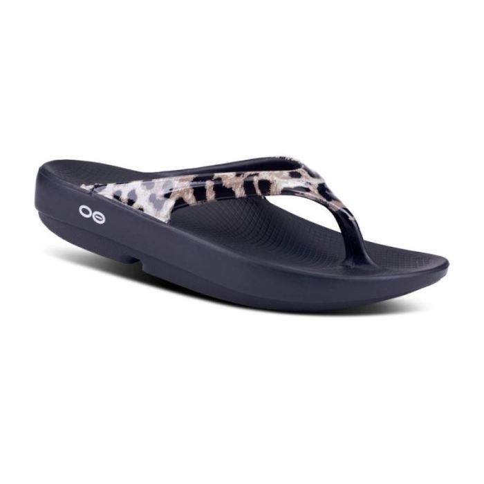 Oofos Canada Women's OOlala Limited Sandal - Cheetah