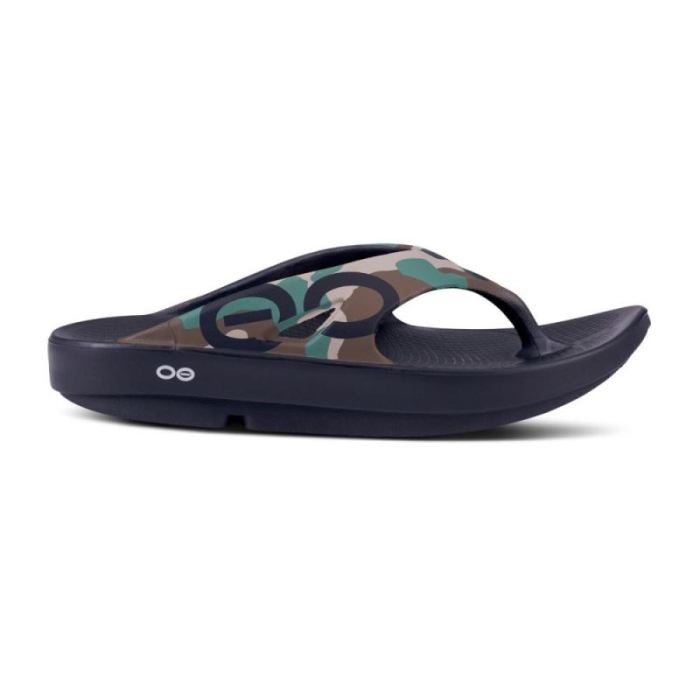 Oofos Canada Men's OOriginal Sport Sandal - Woodland Camo