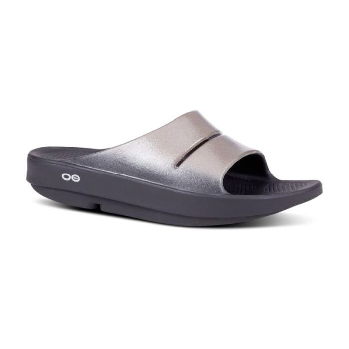 Oofos Canada Women's OOahh Luxe Slide Sandal - Latte