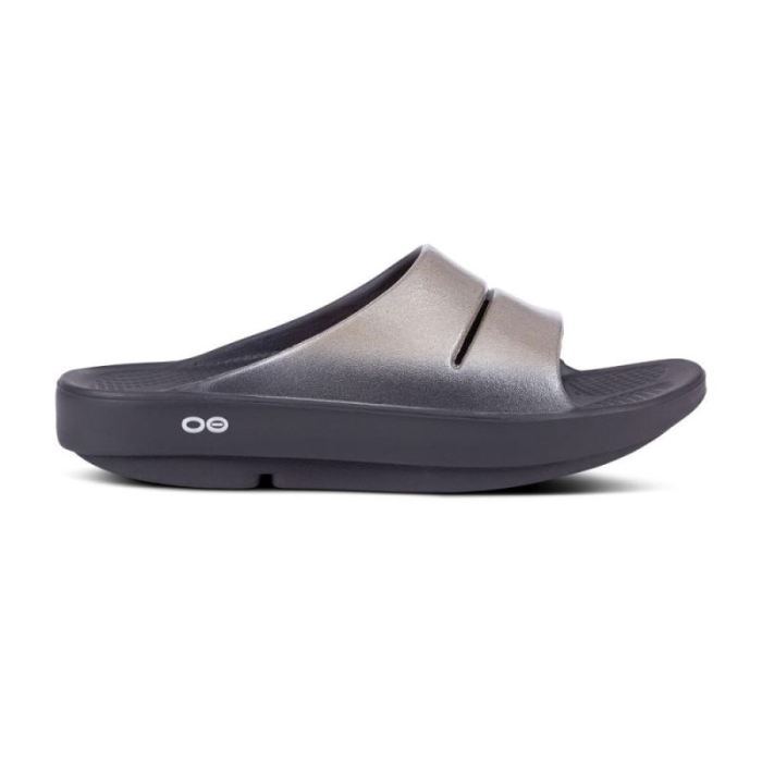 Oofos Canada Women's OOahh Luxe Slide Sandal - Latte