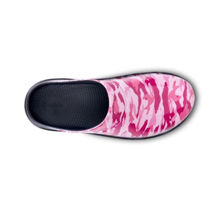 Oofos Canada Women's OOcloog Limited Edition Clog - Project Pink Camo