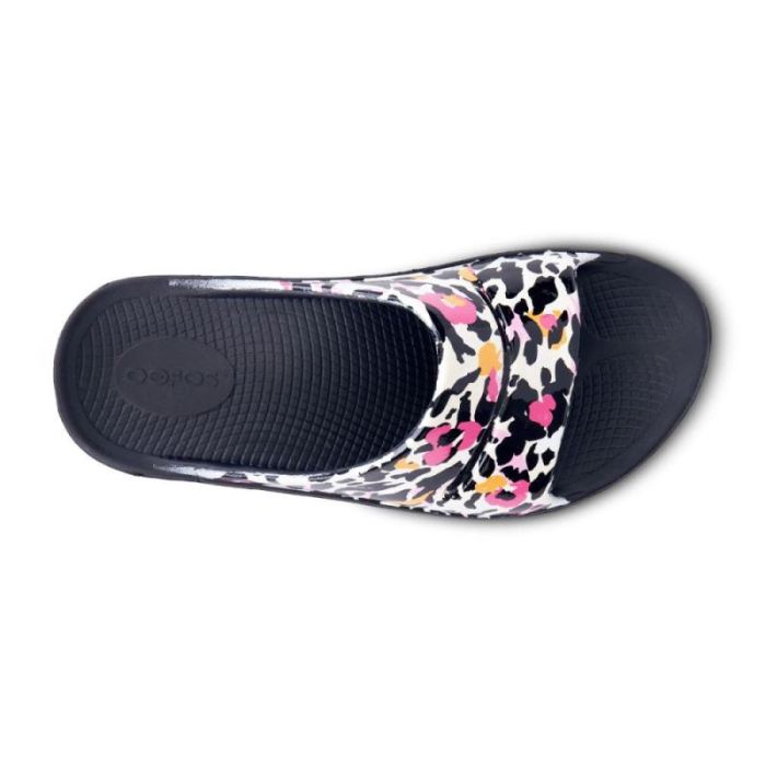 Oofos Canada Women's OOahh Luxe Slide Sandal - Tiger Lily