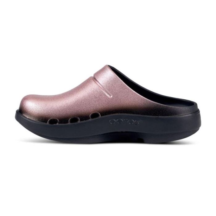 Oofos Canada Women's OOcloog Luxe Clog - Rose Sparkle